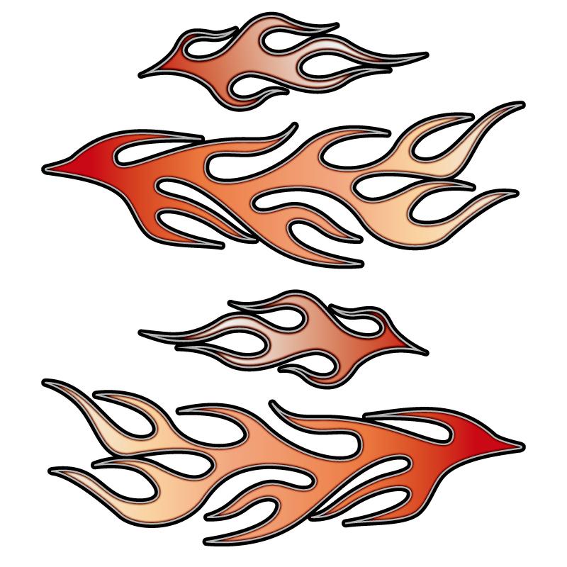 ファイヤーパターン ステッカー サンプル Afju Org Uy