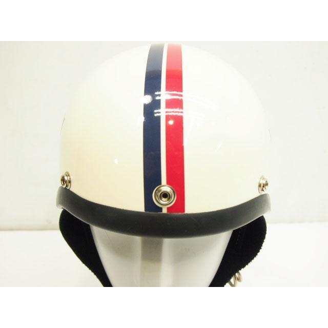 ヘルメットカスタム用 ラインステッカー 水色 赤 半ヘル 半キャップ 