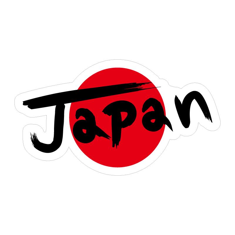 透明 Japan ステッカー ジャパン 日本 1枚 面白シュール 車 自動車