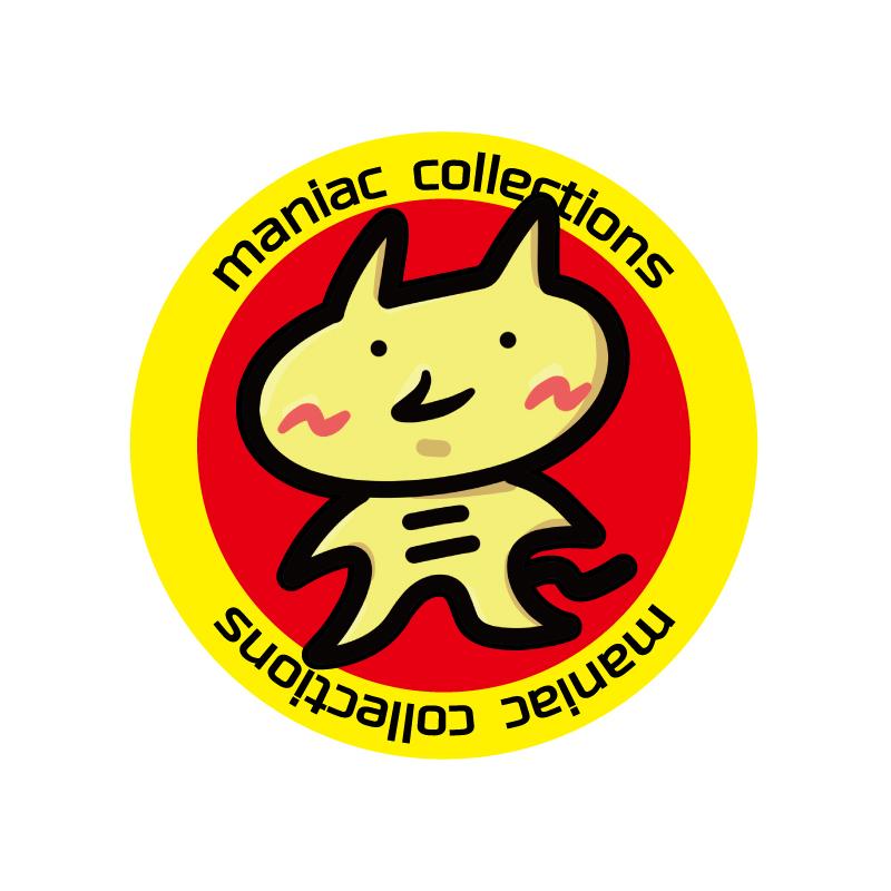 maniaccollections 癖になる ゆるかわ 汎用 ステッカー 丸型 赤