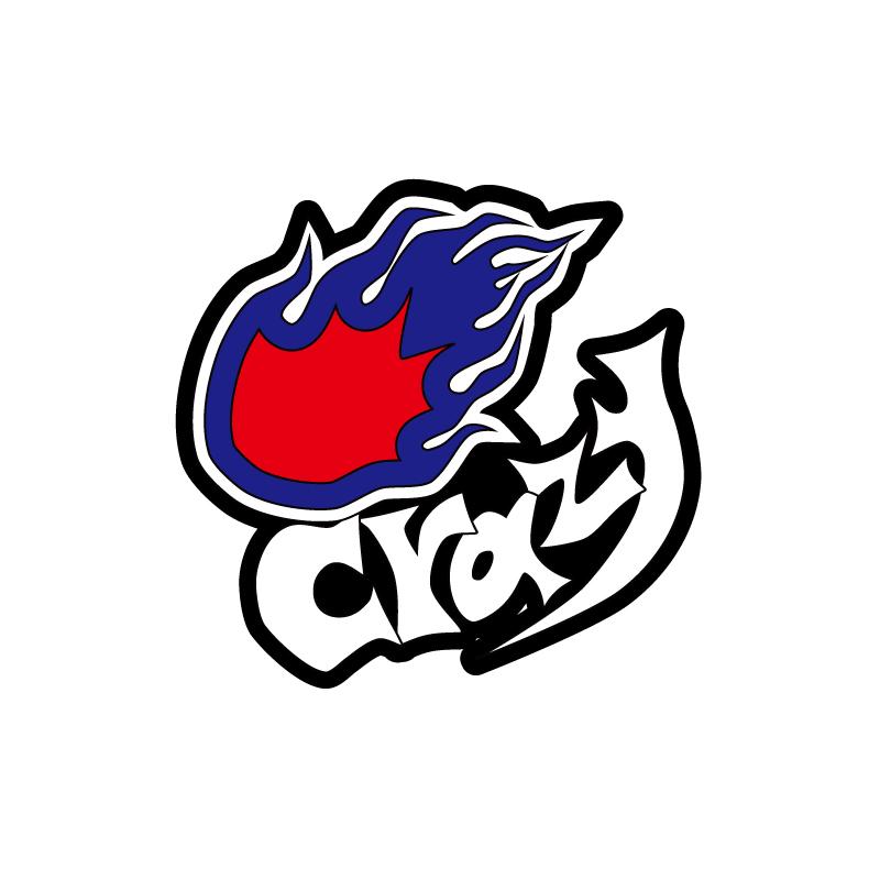 maniaccollections クレイジー ステッカー ((白文字)) crazy 車 バイク