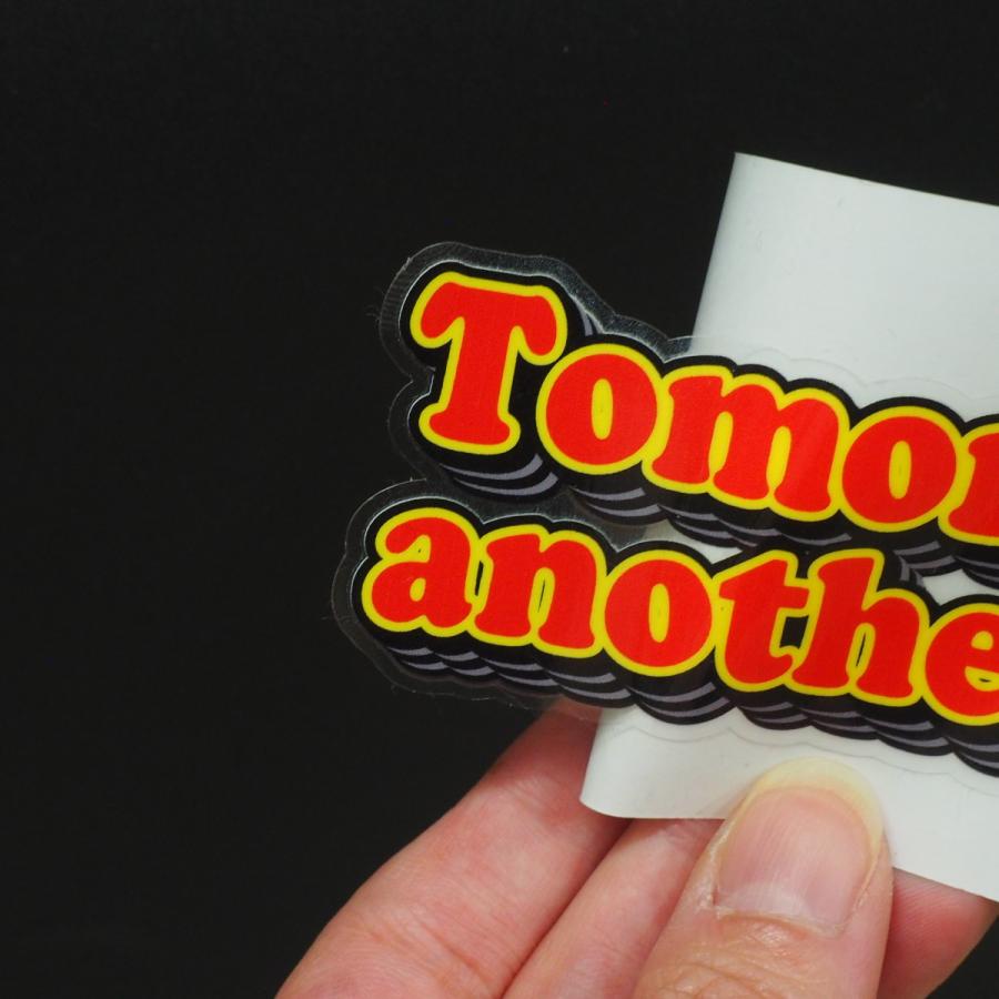 ことわざステッカー『tomorrow is another day』 明日は明日の風