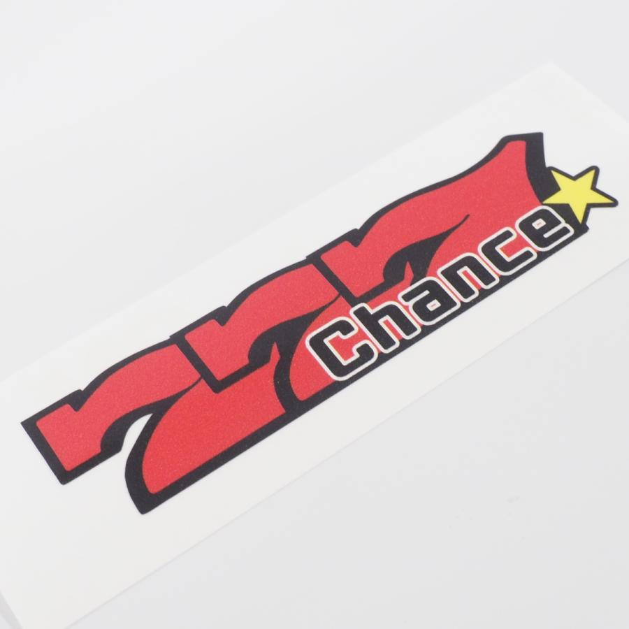ワンポイント ラッキーセブンステッカー 赤 開運 パチスロ 7