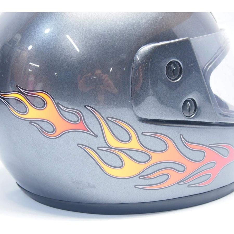 汎用 シルバー ファイヤー ステッカー ヘルメット かっこいい ファイヤーパターン 簡単 カスタム 左右セット シール バイク 車 おしゃれ Deptsilverfire マニアックコレクション 通販 Yahoo ショッピング