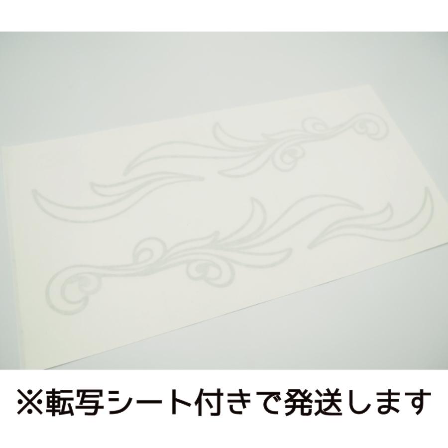 カッティングステッカー フレア ゴールド 左右セット トライバル