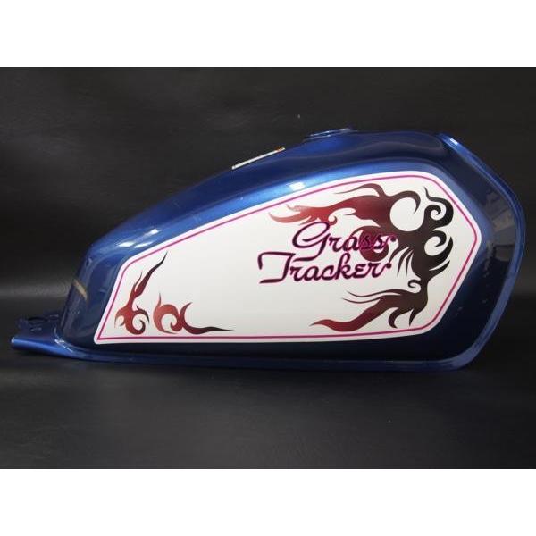 スズキ グラストラッカー カスタム ステッカー Nj4da Ss ファイヤーフレア タンクデカール 青系 グラトラ Desugunj4daoriv73 マニアックコレクション 通販 Yahoo ショッピング