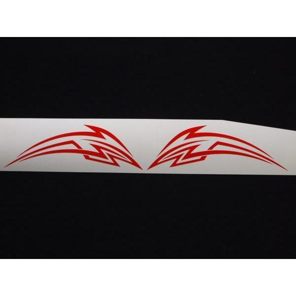 トライバル狐フォックス赤ステッカーcbr1000rrフォルツァsr400 Sina Lucius De