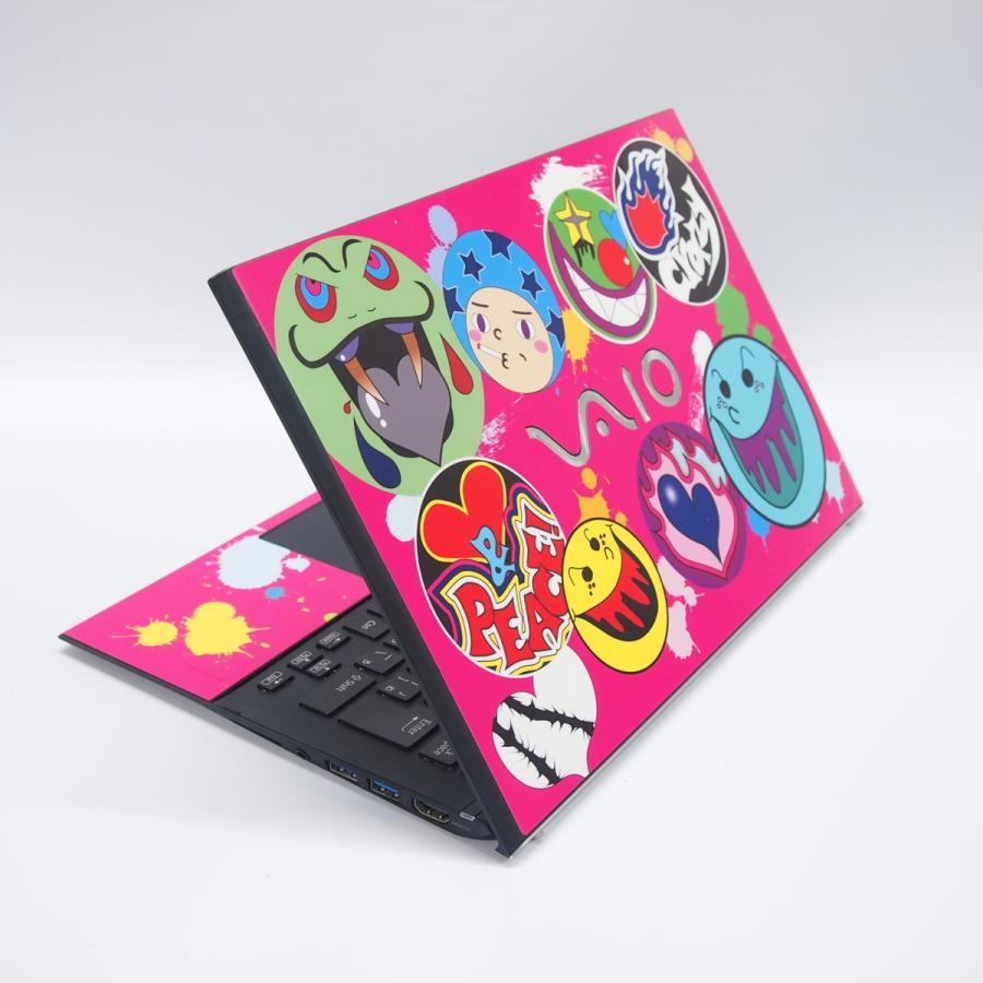 富士通 Lifebook AH30/DノートPC ステッカー装飾付き