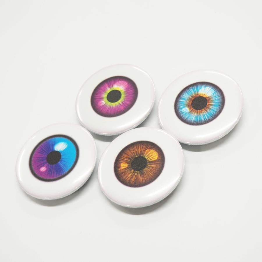 缶バッチ 目玉 25mm ピンク ハロウィン 使い方色々 ワンポイント どこにでも 目 瞳 単眼 汎用 リアル Dewcanbme 7 マニアックコレクション 通販 Yahoo ショッピング