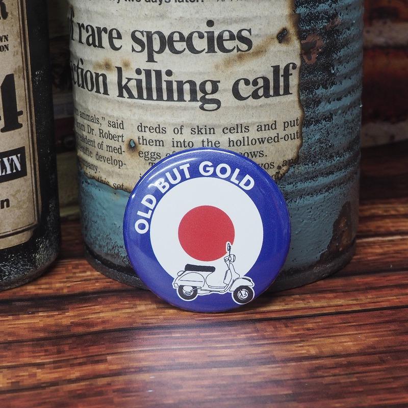 スクーターバッジ 44mm 缶バッジ scooter（ターゲットA）キャップ 帽子