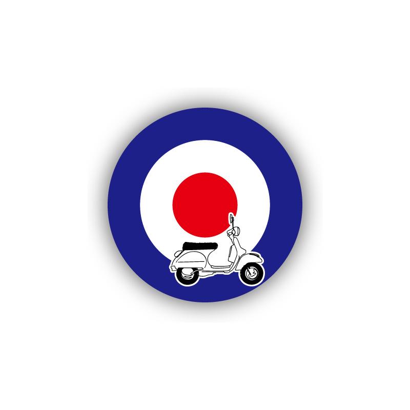 スクーターバッジ 44mm 缶バッジ scooter（ターゲットB）キャップ 帽子