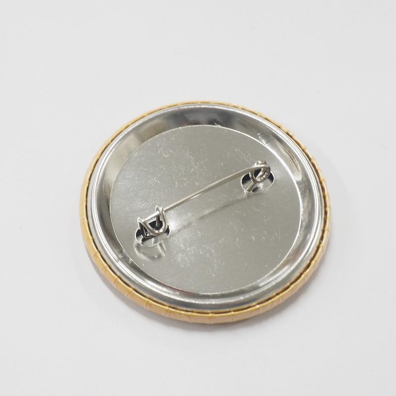 スクーターバッジ 44mm 缶バッジ scooter（黄C）キャップ 帽子 バック