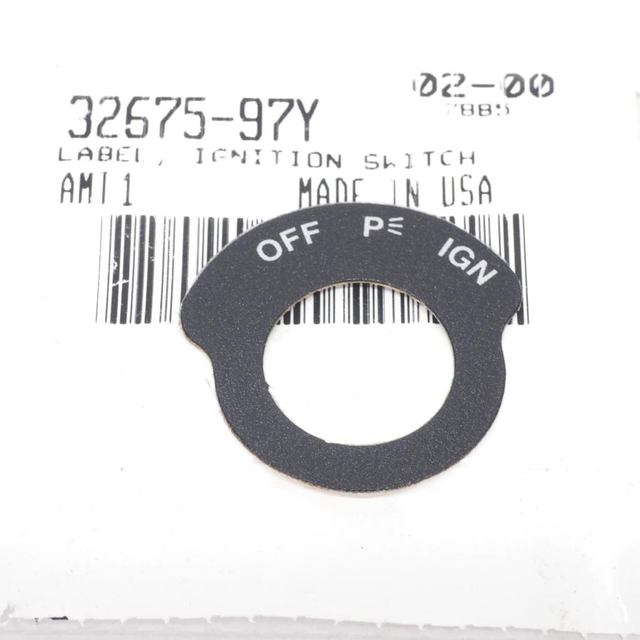 在庫限り ハーレーダビッドソン イグニッションスイッチステッカー