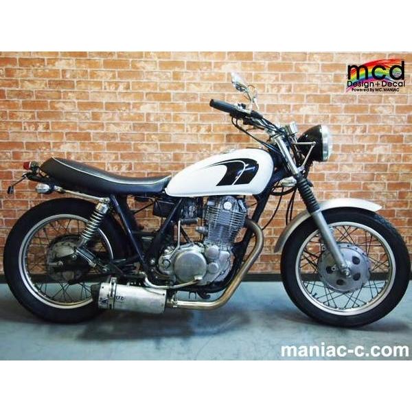 SR400タンク デカール ステッカー MCDtypeHCE 木目 : マニアック