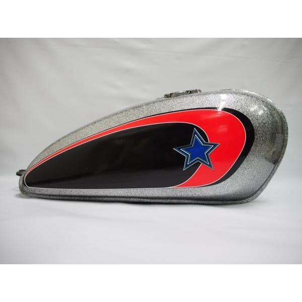 SR400タンク デカール オールスター 黄色ライン : マニアック