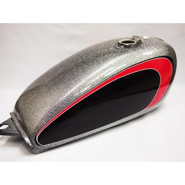 SR400タンク デカール オールスター 緑ライン : マニアック