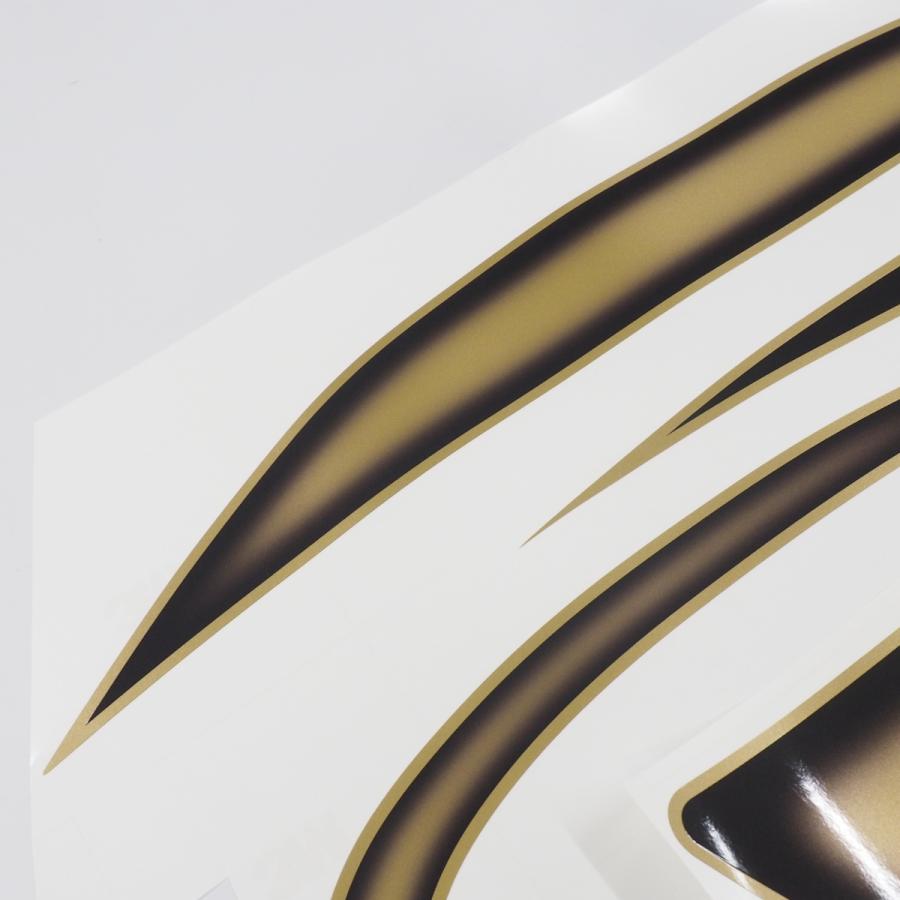 ヤマハ Sr400 カスタムステッカー ゴールド デカール フルセット タンク サイドカウル テールカウル かっこいい 金 Deyasrset1 マニアックコレクション 通販 Yahoo ショッピング