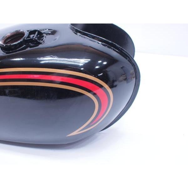 ゴールド)初心者でも簡単カスタム ヤマハ SR400 タンクデカール 赤金