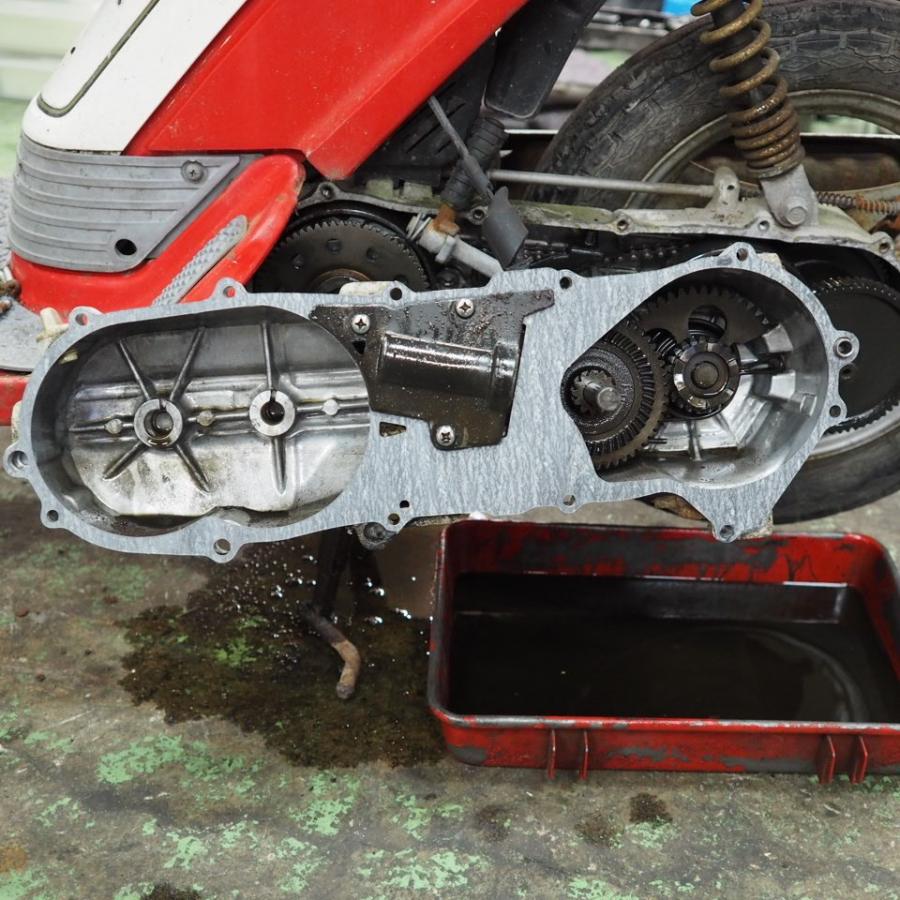 YAMAHA スクーター用 クランクケースカバーパッソーラクランクカバ パッソーラ 82-85年 (セル付き) クランクケースカバー ガスケット 高