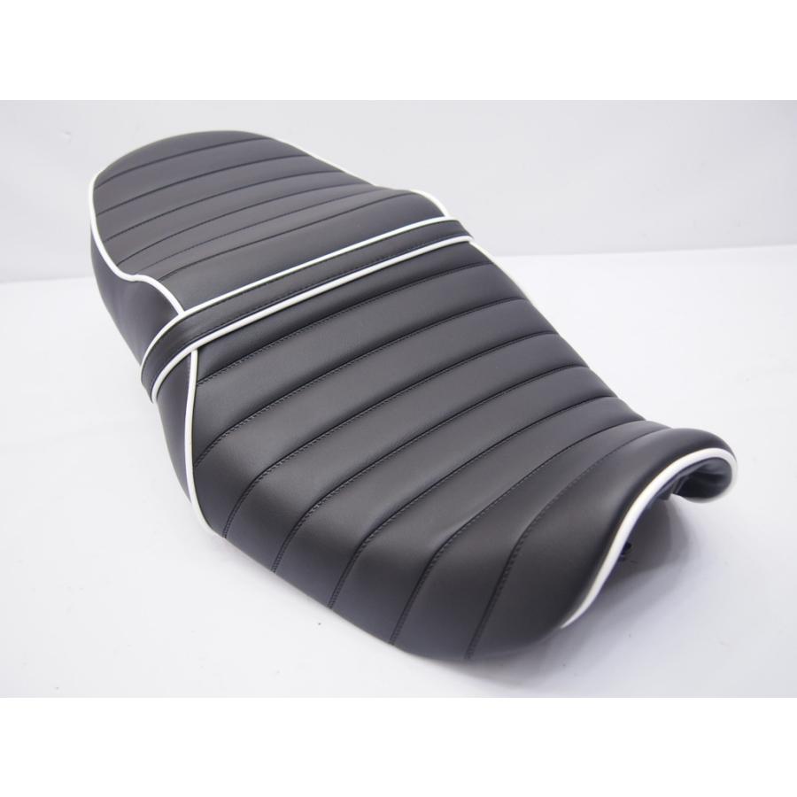 抜群の2段シート！バリオス1 ZR250A タックロールシート 黒白 加工後未