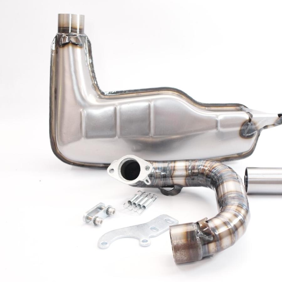 ランブレッタ　2型用マフラー　LI TV Racing Exhaust Clubsport Silent Lambretta TV LI SX GP DL for