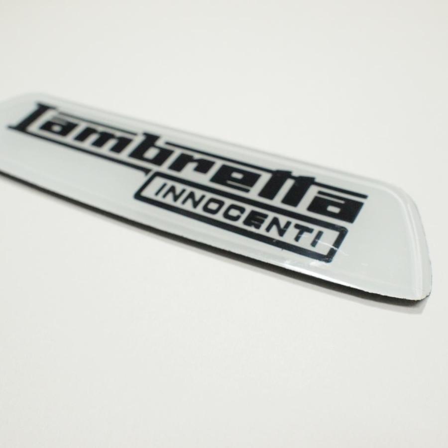 Lambretta GP Rear Frame Badge – Innocenti Style, Black Finish 2 thumbnail image