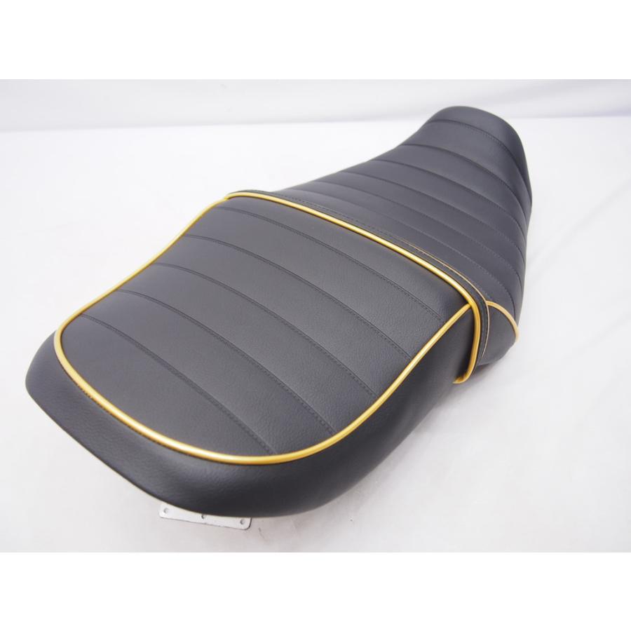 バリオス1 ZR250A タックロールシート 黒 金 ローダウン シート