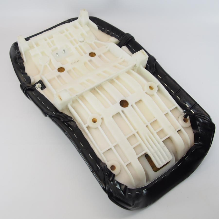 XJR400 RH02J 4HM9タックロールシート 黒 純正ベース使用シート XJR400 RH02J 4HM9 タックロールシート 黒 加工後未使用 中古ベース