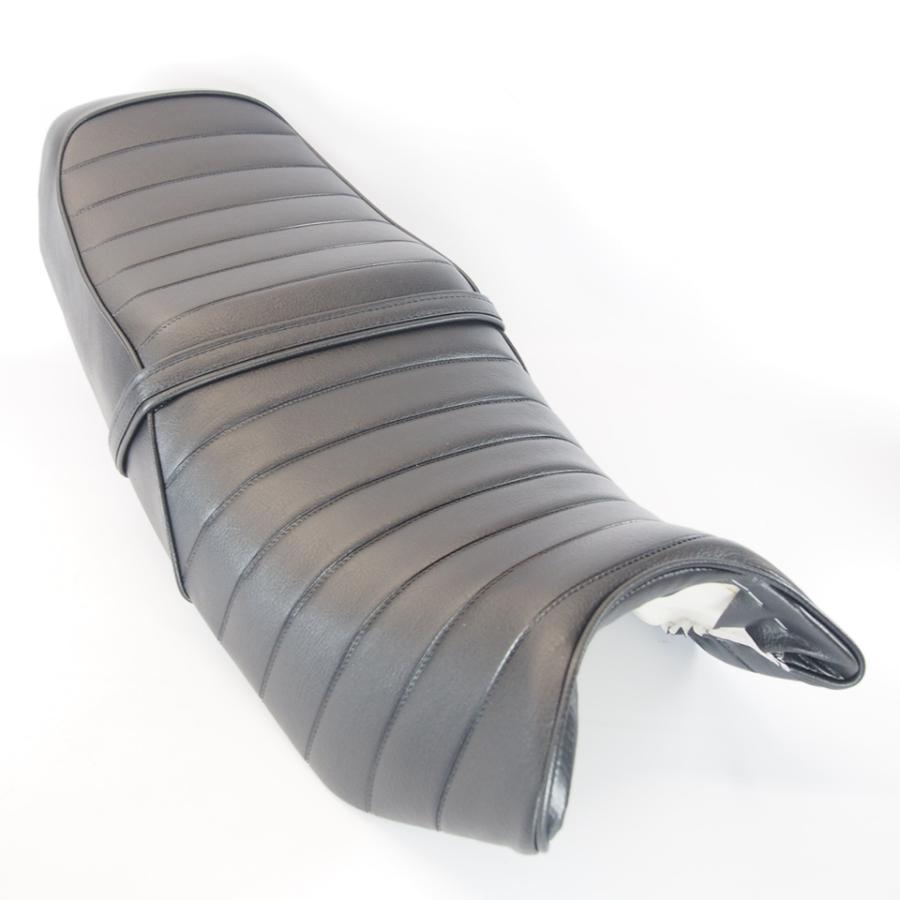 真司 CB250rs シート CB250RS MC02 タックロールシート 黒 加工後未使用 純正中古