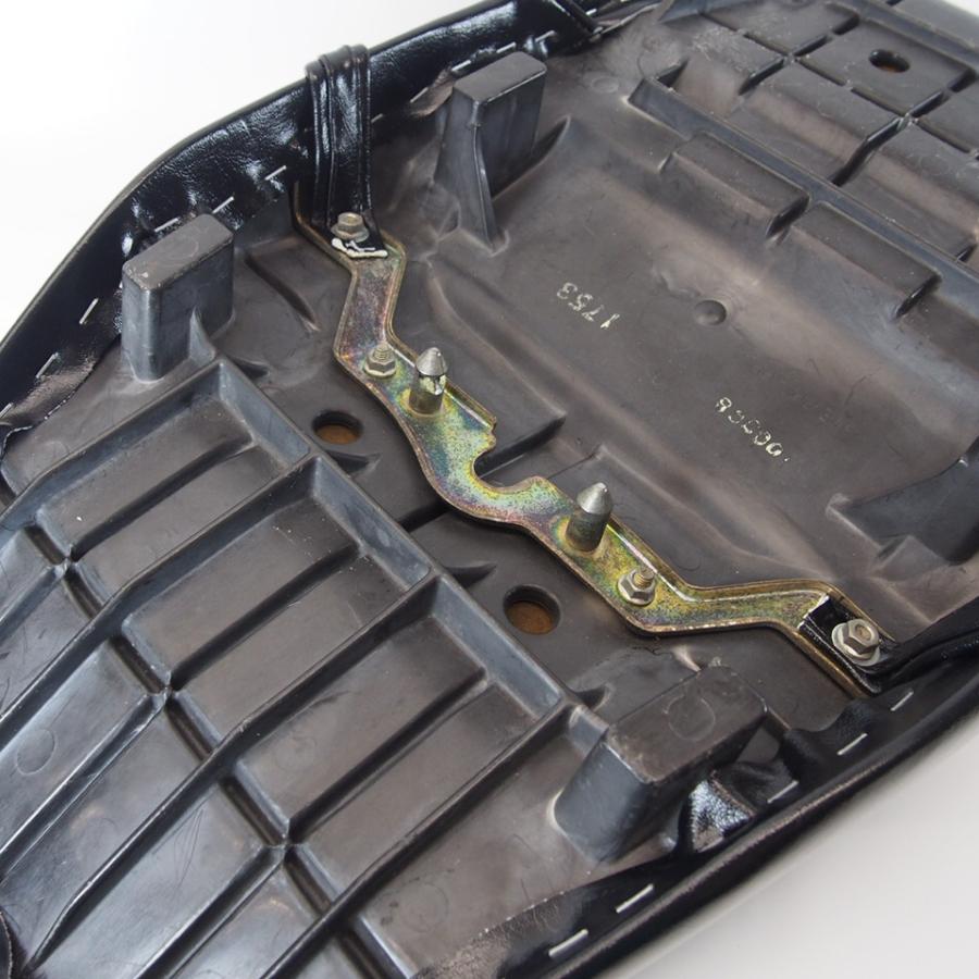 ZRX400 ZRX-2 タックロールシート 黒 加工後未使用 中古純正ベース使用