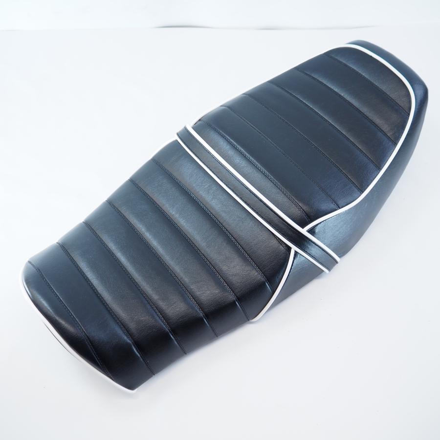 GB250クラブマン4型 89-94年MC10 タックロールシート 黒 加工後