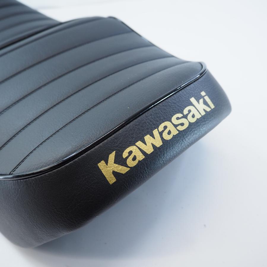 ゼファー750 ZR750C アンコ抜き タックロールシート 黒 中古純正