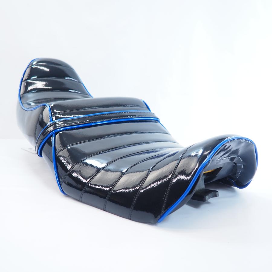 バリオス2 ZR250B GSX250FX チョビ三段シート エナメル 加工後未使用