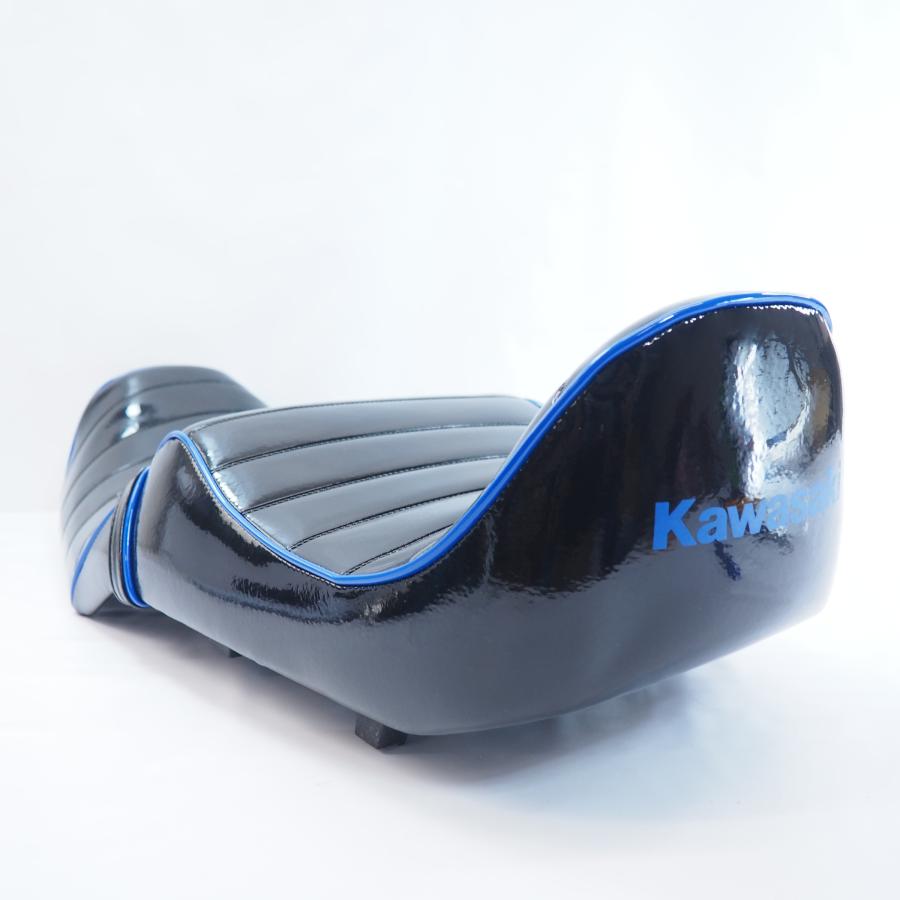 バリオス2 ZR250B GSX250FX チョビ三段シート エナメル 加工後未使用