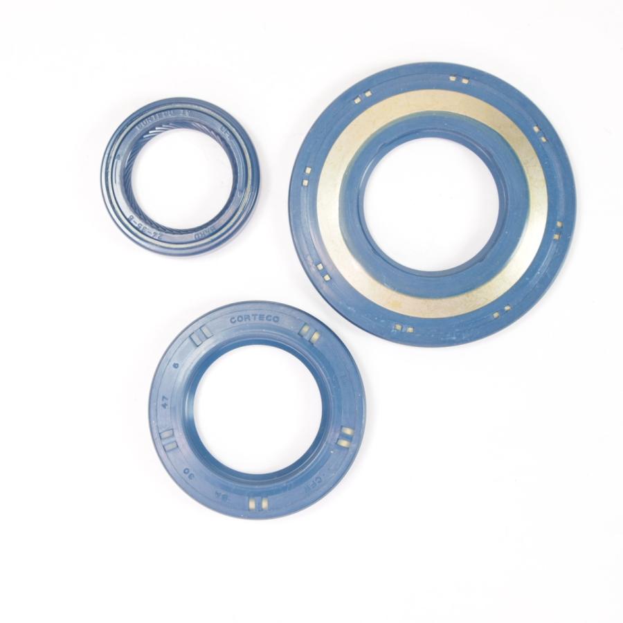 Oil seal set engine -CORTECO rubber- Vespa Largeframe