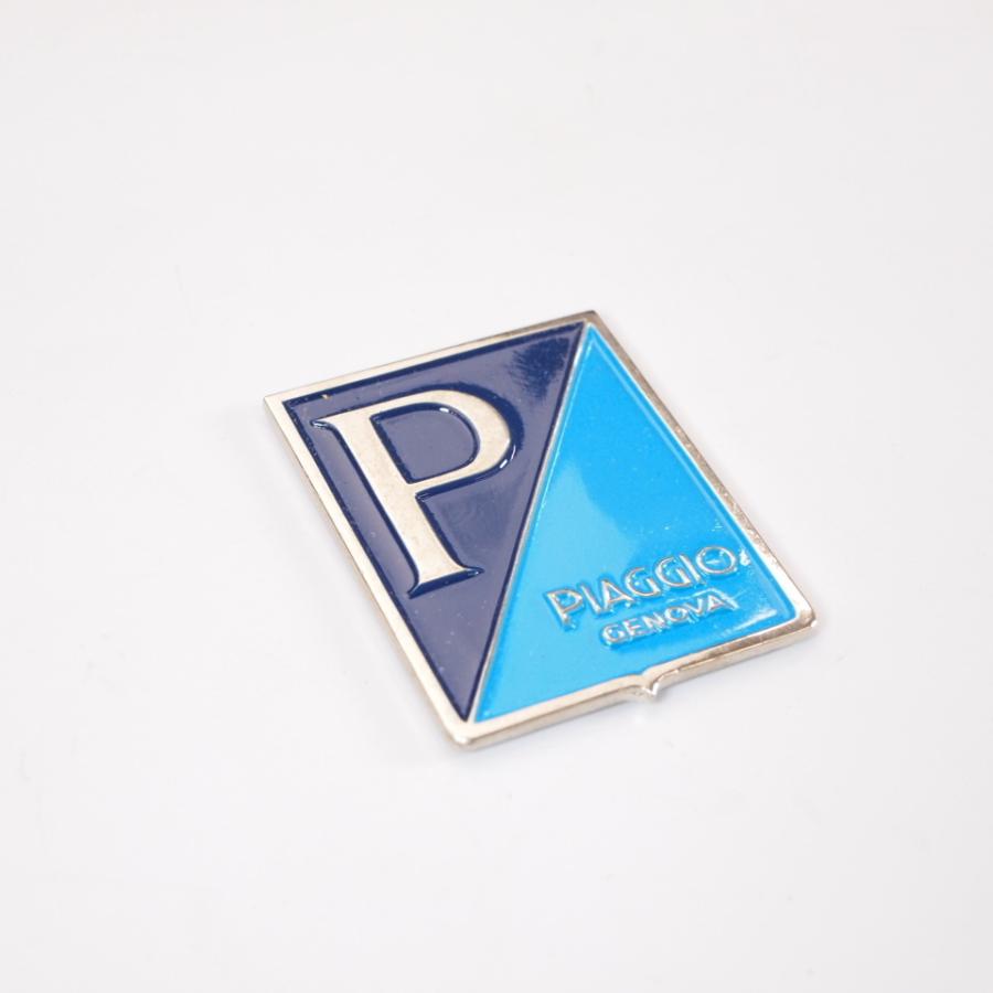 ベスパ　カーバッジ Badge horn cover Vespa -Piaggio GENOVA- rectangle large (36x47mm