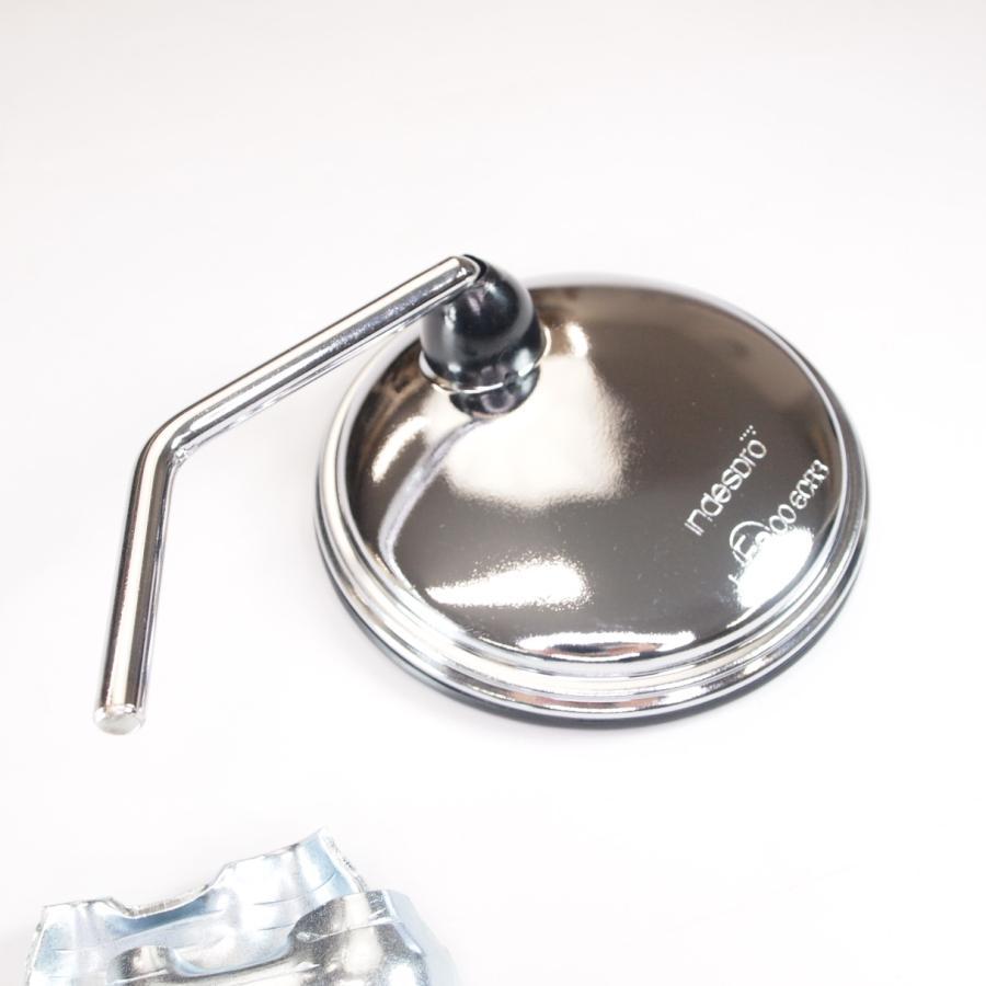 クリップオンミラー 左 105mm VESPA ベスパ LAMBRETTA ランブレッタ