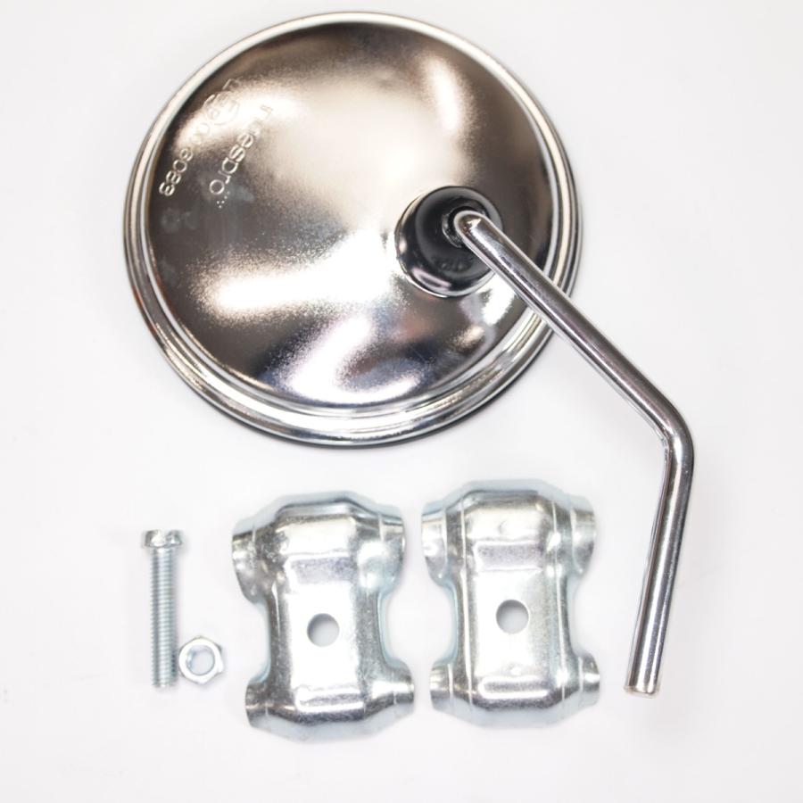 クリップオンミラー 右 105mm VESPA ベスパ LAMBRETTA