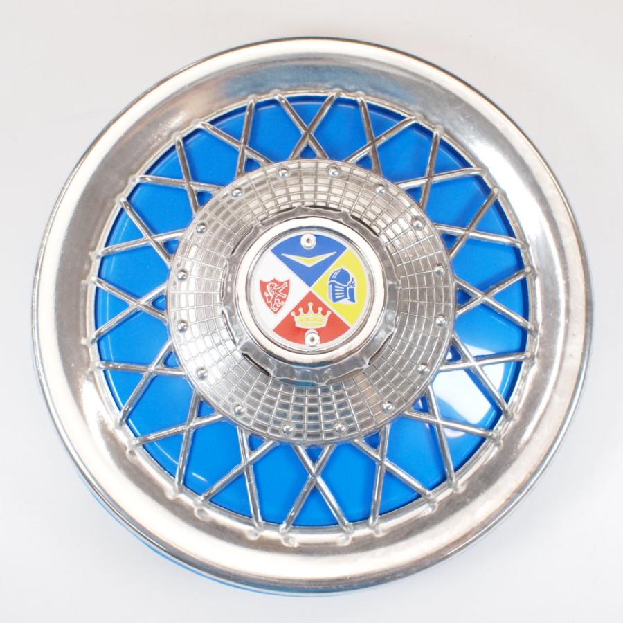 Hub Cap CUPPINI for 10 inch rim open Vespa blue ベスパ