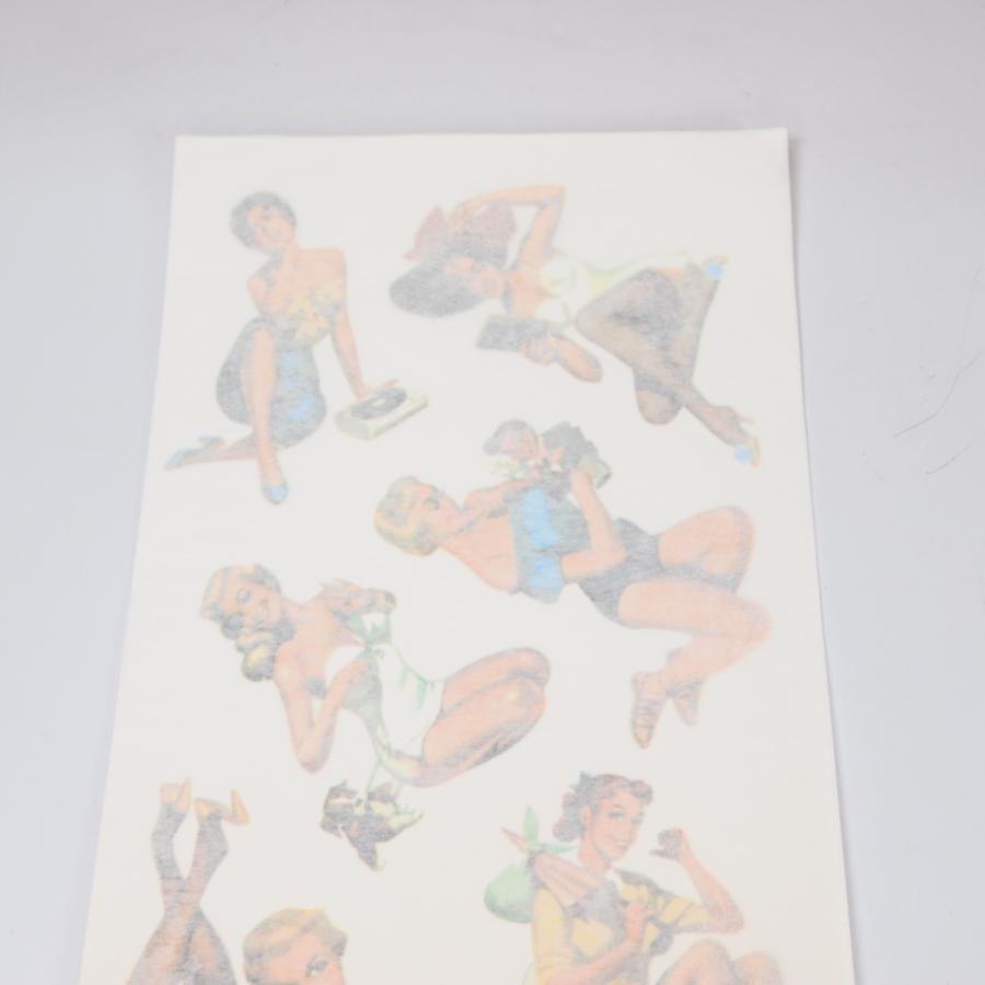 ピンナップガール イラスト コップ 4個セット ヴィンテージ ピンナップ