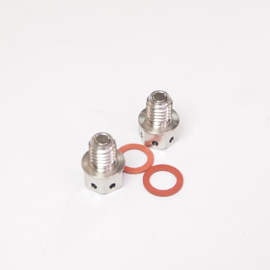 Oil drain plug set M8x8 mm BGM for Vespa 50S ET3 VBB VBA VNA Super