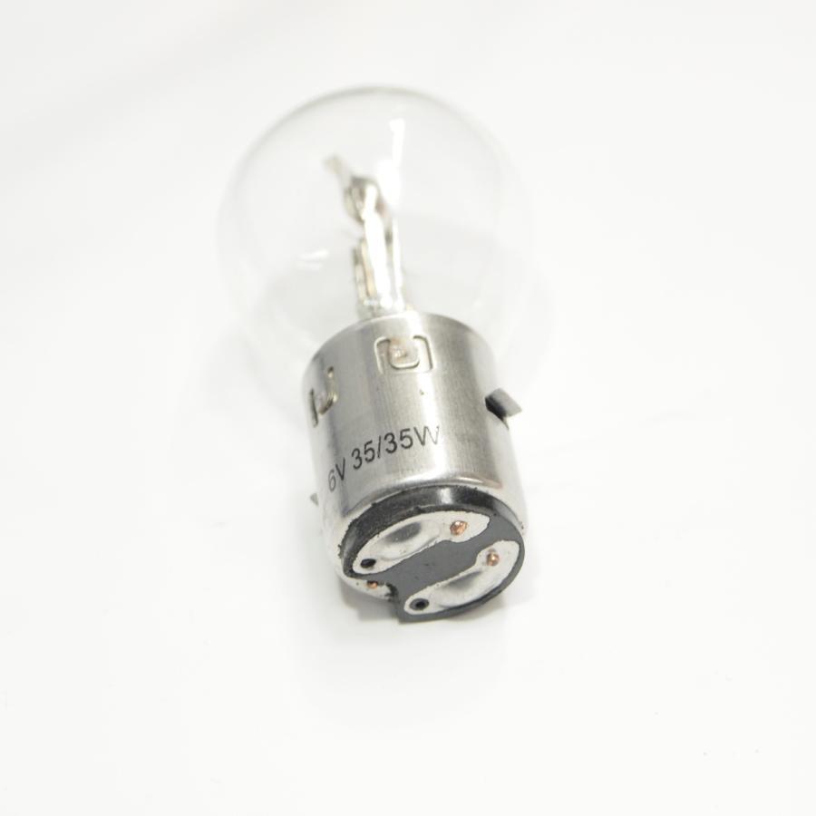 ハルハ Bulb 6V 35/35W socket BA20D ヘッドライトバルブ Lambretta