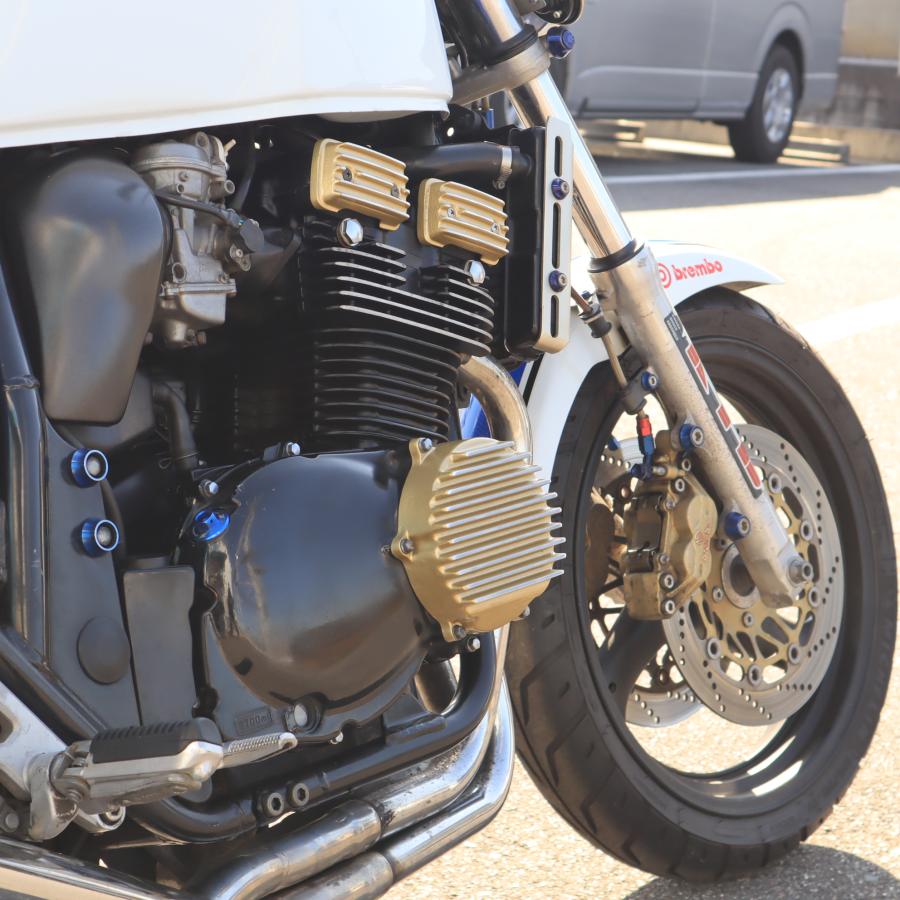 mc.maniac製 カムサイドカバー 金 GSX400F GSX400FS GSX400S GK79A