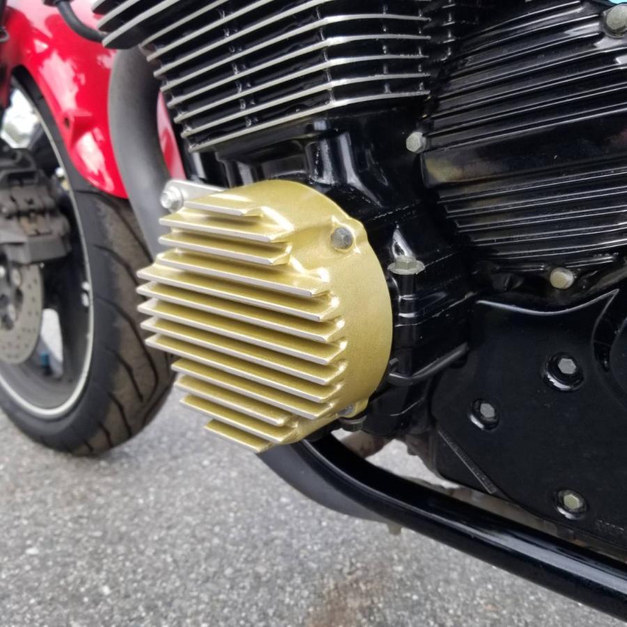 mc.maniac製 XJR400 XJR400R エンジンカバー 左右セット 金 mc.maniac製 XJR400 XJR400R エンジンカバー 左右セット 金