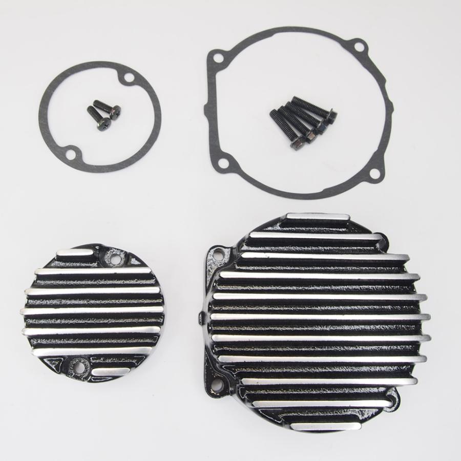 XJR1200、1300 社外エンジンカバー mc.maniac製 XJR1200 / XJR1300用 エンジンカバー 左右セット 黒 4KG