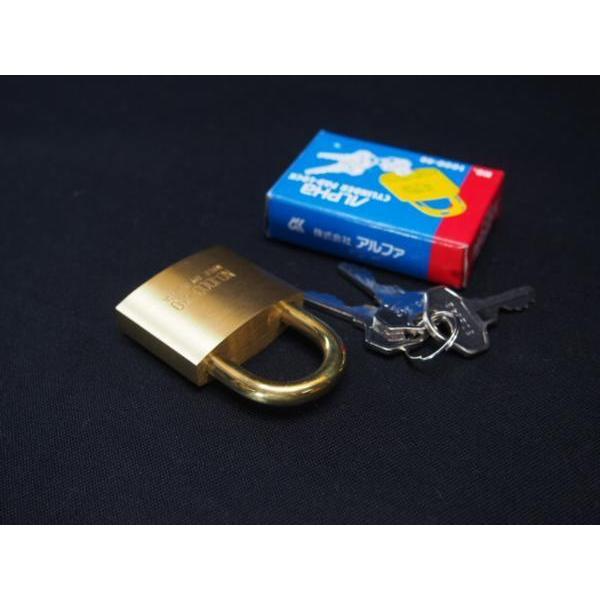 【新品】ALPHA 南京錠 1000-40真鍮製73番　 錠20個　鍵87本 楽天市場】【10/1限定!!ポイント10倍】ALPHA 南京錠 1000-40 同