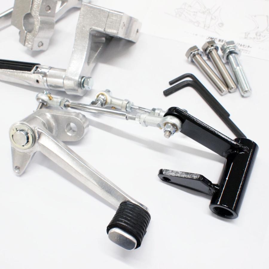 BLACK Bull　8枚 JMCタルガレーシングバックステップ KH250 KH400用（1976〜1980