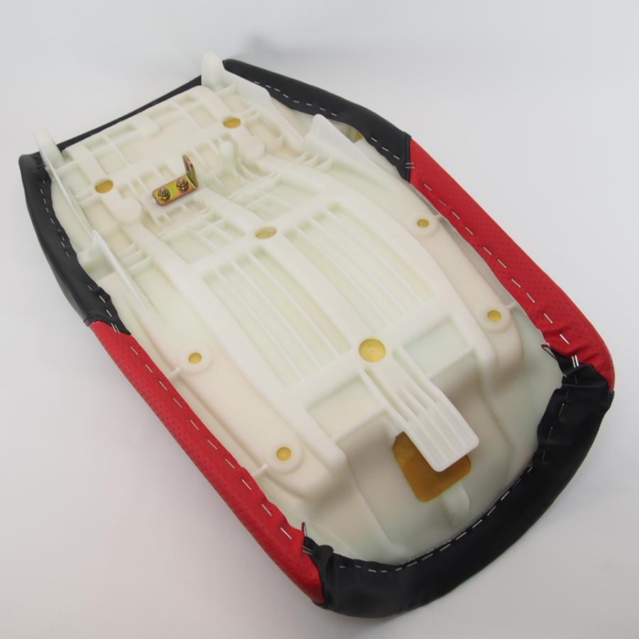 XJR1200 / 1300張り替え済シート XJR1200 XJR1300 94-99年 スポーツシート 赤黒 新品純正ベース