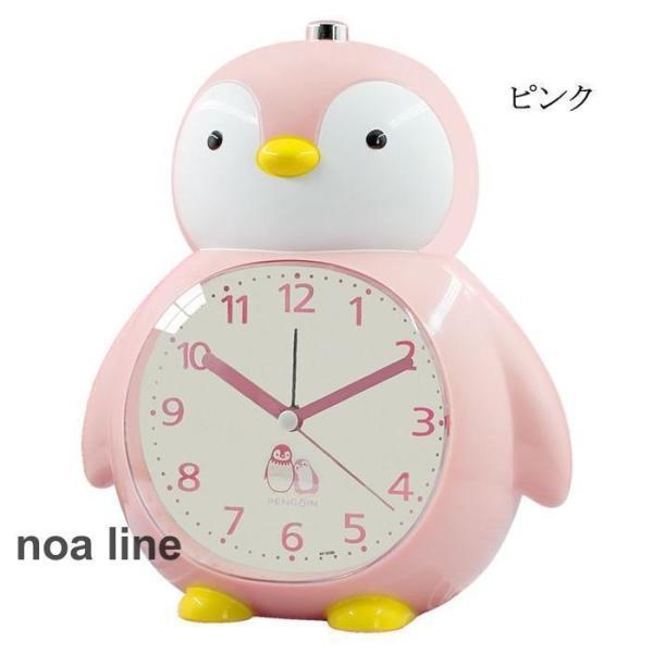 置き時計 目覚まし時計 ペンギン 静音 スタンドクロック 可愛い時計 子供部屋飾り ライト 時計 インテリア 置き掛け 雑貨 卓上 とけい クロックabc | ブランド登録なし | 10