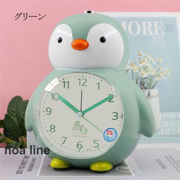 置き時計 目覚まし時計 ペンギン 静音 スタンドクロック 可愛い時計 子供部屋飾り ライト 時計 インテリア 置き掛け 雑貨 卓上 とけい クロックabc | ブランド登録なし | 09